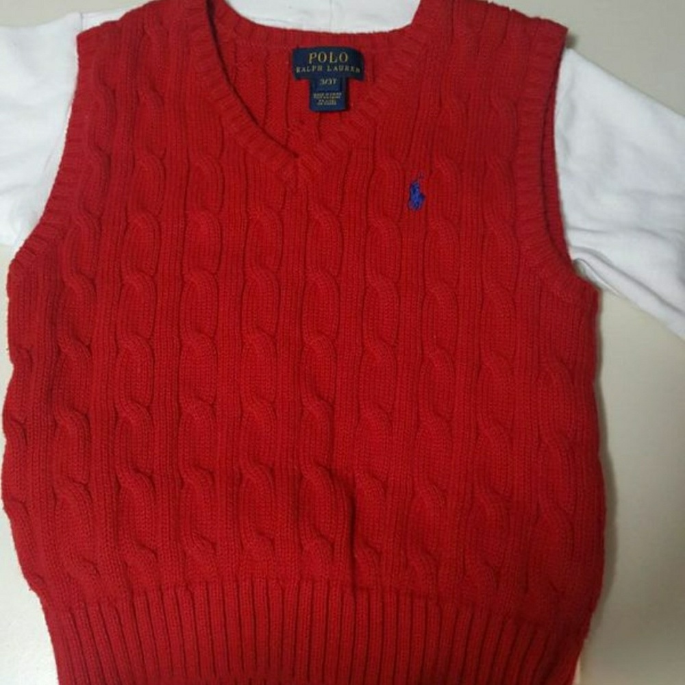 Polo pullover sweater